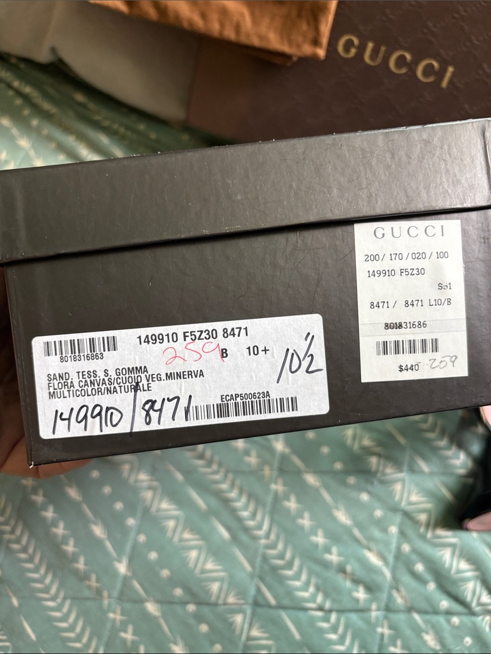 Gorgeous Gucci Black Chain-Print Mules with Pink Footbed size 10.5 Sexy & Chic - Picture 9 of 11